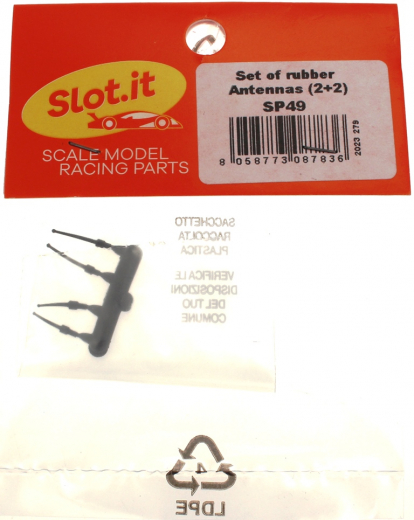 Slot.it Zubeh�r SISP49 Antennen Slot.it flexible Ausf�hrung (Gummi) f.Slotcars 1:32