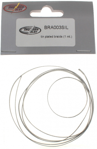 Thunderslot Ersatzteile + Zubehr BRA003SIL Schleiferbrsten verzinnt 1m