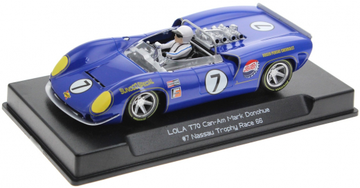 Thunderslot Fahrzeuge CA00205SW LOLA T70 Can-Am Mark Donohue #7 Nassau Trophy Race 66 BLAU