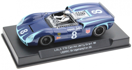 Thunderslot Fahrzeuge CA00208SW LOLA T70 Can-Am Jerry Grant #8 USRRC Bridgehampton 66