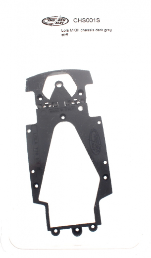 Thunderslot Ersatzteile + Zubeh�r CHS001S Lola Coup� Chassis dunkelgrau (extra hart)