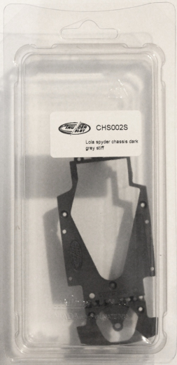 Thunderslot Ersatzteile + Zubeh�r CHS002S Lola T70 Can-Am Chassis dunkelgrau (extra hart)