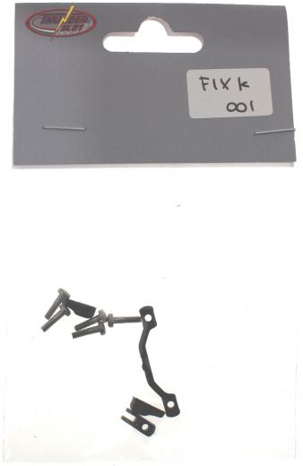 Thunderslot Ersatzteile + Zubeh�r FIXK001 H�lsen f�r Motortr�ger/Chassis Kit (4 H�lsen, 5 Innensechsrundschrauben Gr��e 6 metrisch 1,8 x 8mm)