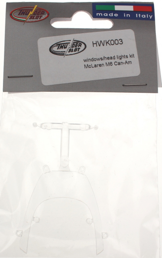Thunderslot Ersatzteile + Zubeh�r HWK003 Scheiben/Scheinwerfer McLaren M6 Can-Am