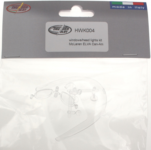 Thunderslot Ersatzteile + Zubeh�r HWK004 Scheiben/Scheinwerfer McLaren ELVA Can-Am