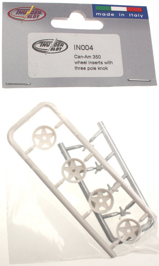 Thunderslot Ersatzteile + Zubeh�r IN004 Can-Am 350 Felgeneinsatz (4 St�ck)
