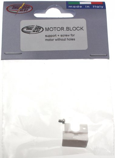 Thunderslot Ersatzteile + Zubehr Motor.Block Halter und Schraube fr Motoren ohne Gewinde