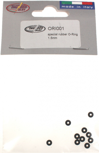 Thunderslot Ersatzteile + Zubeh�r ORI001 Spezial Gummi O-Ring 1,5 mm (10 St�ck)