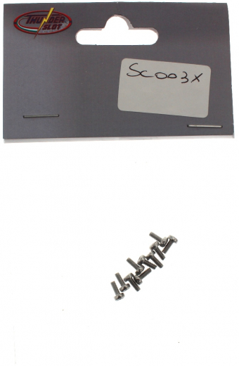 Thunderslot Ersatzteile + Zubeh�r SC003X Kreuzschlitzschrauben M2 x 8mm (10 St�ck)