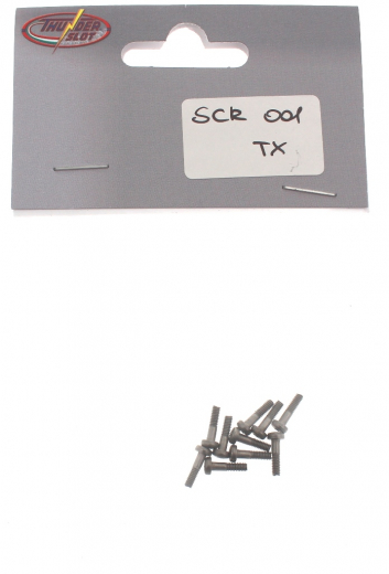 Thunderslot Ersatzteile + Zubehr SCR001TX Innensechsrundschrauben Gre 6 metrisch 1,8 x 8mm (10 Stck)