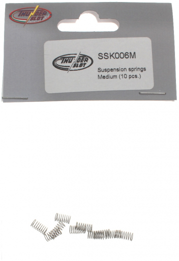 Thunderslot Ersatzteile + Zubehr SSK006M Fahrwerksfedern mittel (10 Stck)