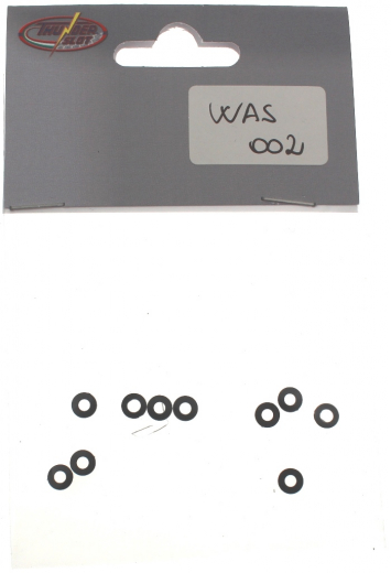 Thunderslot Ersatzteile + Zubeh�r WAS002 Nylon Distanzscheiben 0,5mm (10 St�ck)