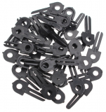 Carrera Servo160 69553B Bahnst�ckverriegelungen schwarz 36 St�ck