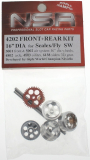 NSR Zubeh�r 804202 Front + Rear Kit 16\" Wheels SW SCX/FLY