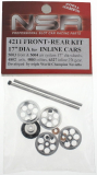 NSR Zubeh�r 804211 Front + Rear Kit 17\" Wheels INLINE