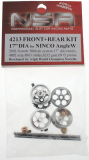 NSR Zubeh�r 804213 Front + Rear Kit 17\" Wheels AW NINCO