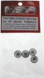 NSR Zubeh�r 805425 Hubcap 16\" BBS Silver (4)
