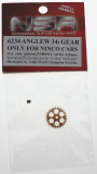 NSR Zubeh�r 806234 AW Gear 34t 17.5mm Ninco Gold