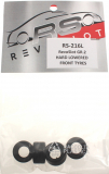 Revoslot Zubeh�r RS-216L Reifen vorne hart Niederquerschnitt (Vollgummi) f.Slotcars REVOSLOT Tourenwagen