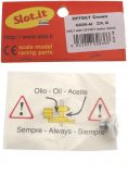 Slot.it Zubeh�r SIGO26AL Kronzahnrad 26Z Offset f.�2,38mm Plastik m.Aluminiumnabe M2 u.Motorwellenf�hrung