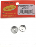Slot.it Zubeh�r SIW17308215A Felgen �17,3x8,2mm m.1,5mm Bund Au�enhump Aluminium M2 f.�2,38mm - zuvor WH1110-AL/PA38-ALS
