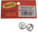 Slot.it Zubeh�r SIWH1185MG Felgen 16,5x8mm Schmal-Bund Magnesium m