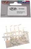 Thunderslot Ersatzteile + Zubeh�r ENK003 Motor/Auspuff McLaren M6 Can-Am