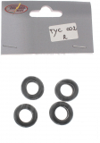 Thunderslot Ersatzteile + Zubeh�r TYC002R Profilreifen Hinterachse 10,8 x 19mm (4 St�ck)