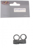 Thunderslot Ersatzteile + Zubeh�r TYR003FR Niederprofilreifen Vorderachse 9 x 16mm (4 St�ck)