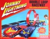 Autoworld Rennbahn AW16 Johnny Lightning Double Loop Raceway Remote Control Set
