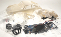 BRM Fahrzeuge BRM214 Porsche 911 White Kit � Rennversion, Metall-Chassis