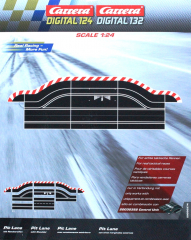 Carrera Digital 132 / 124 30374 Pit Lane mit Randstreifen