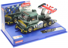 Carrera Digital 132 31093 Racetruck Cabover British Racing Green, No.8