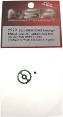 NSR Zubeh�r 805929 SW X-Light ERGAL Gear 29t 16.8mm NSR HC GREEN