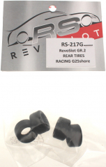 Revoslot Zubeh�r RS-217G Reifen hinten Super G25 Shore (Vollgummi) f.Slotcars REVOSLOT Tourenwagen