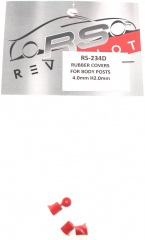 Revoslot Zubeh�r RS-234D Befestigungsh�lsen ASR Covers �4mm H�he 2,0mm (Gummi)