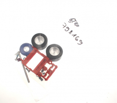 SlotInvasion Ersatzteile + Zubeh�r 798169 Hinterachskit Ford GT40 (Sl-Sigma) (rot)