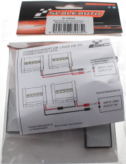 Scaleauto Dekoration SC10204A Steckbausatz SCALEAUTO Bremspunktanzeigen  Classic (PVC) beleuchtbar fr 5-Volt-Gleichstrom-Anschluss  Netzteil nicht enthalten