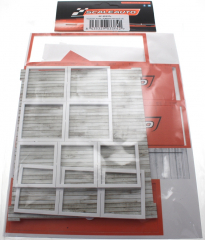 Scaleauto Dekoration SC10237Z Steckbausatz SCALEAUTO Rennstreckenhaus (PVC-Hartschaumplatten)