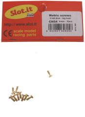 Slot.it Zubeh�r SICH54 Montageschrauben 2,2 x 5,3mm Metrisch m. gro�em Kopf