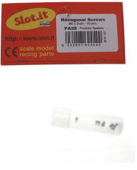 Slot.it Zubeh�r SIPA58 Innensechskantschrauben M2x2mm Stahl 10er