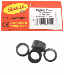 Slot.it Zubeh�r SIPT1159C1 Reifen �17,2x9,5mm dwg 1159 Slicks C1