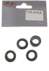 Thunderslot Ersatzteile + Zubehr TYR004R Rennreifen Slick Hinterachse 10,8 x 19mm (4 Stck)